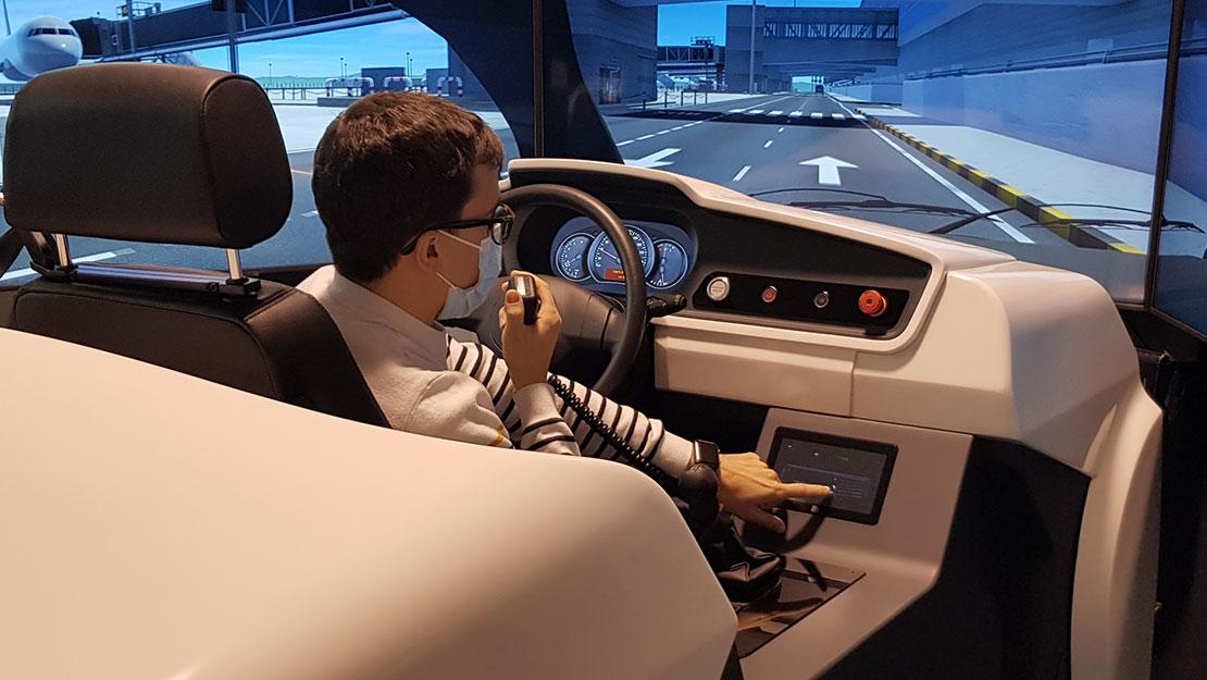 Compact Airside-Pushback™ Driving Simulator