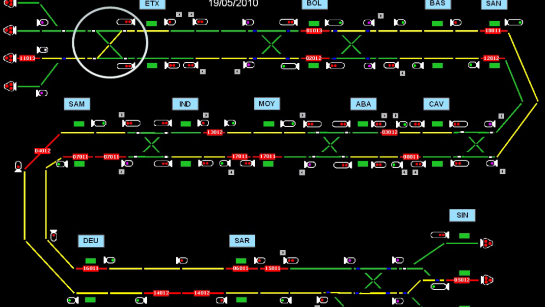 train traffic control simulation
