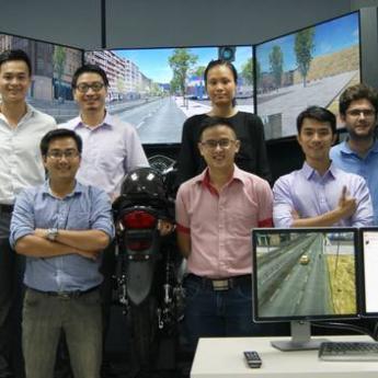 Vietnamese-German University launches a research project with a motorcycle simulator developed by LANDER